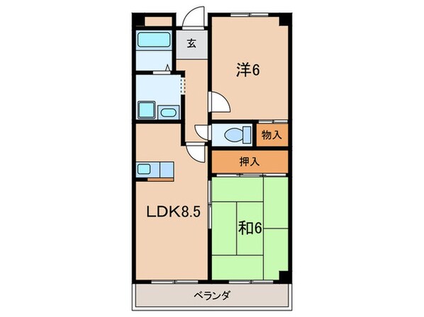 シャルム 五反田の物件間取画像